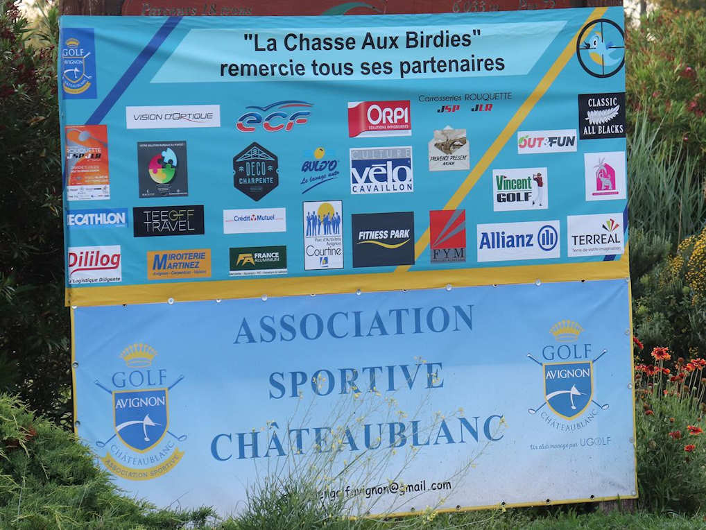 Chasse aux birdies au Golfs d'Avignon Châteaublanc, les 2 et 3 juin 2018